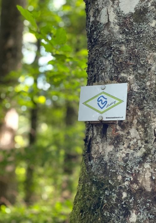 Wegmarkierung Albsteig Schwarzwald